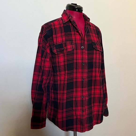 farm picker patchwork grateful autumn harvest tour company dead 💀❤️⚡️💙 flannel - Picture 8 of 11